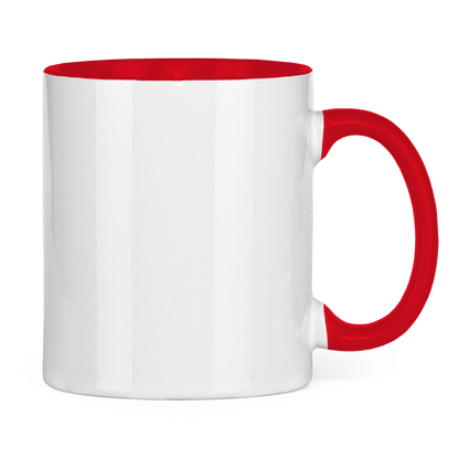 Tasse zweifarbig (Mäuserich) - Kauf Dir ein I und löse selbst (Weihnachtsedition )