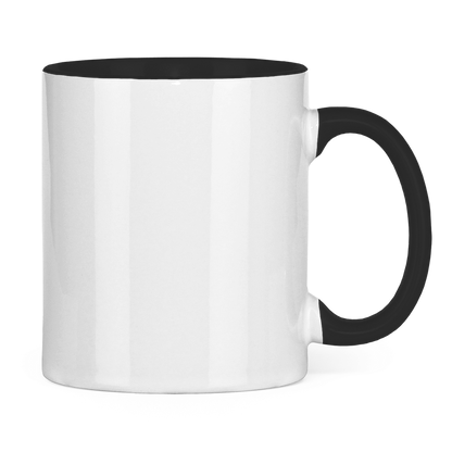 Tasse zweifarbig (Maus) - Kauf Dir ein I und löse selbst (Weihnachtsedition )