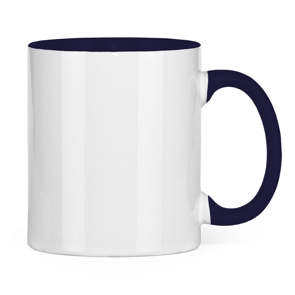 Tasse zweifarbig (Maus) - Kauf Dir ein I und löse selbst (Weihnachtsedition )