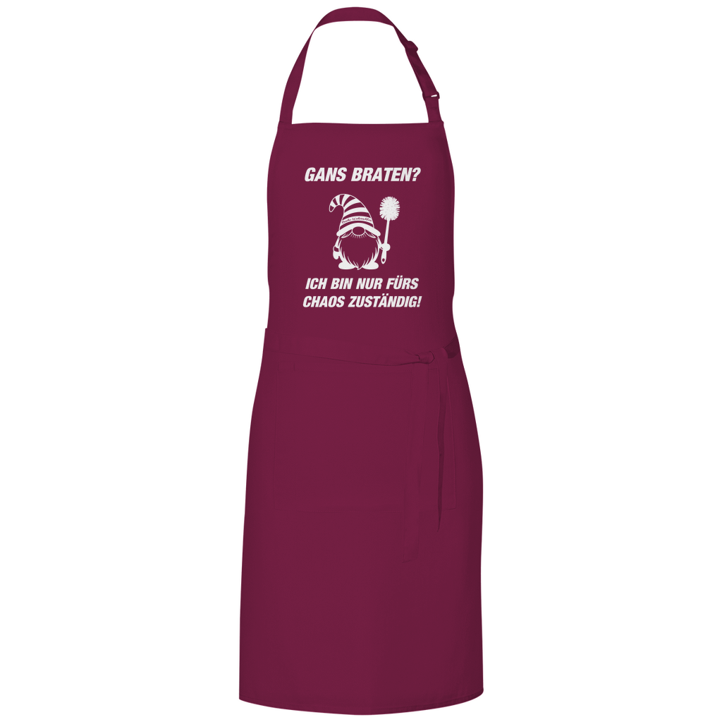 Grillschürze Gans braten - Ich bin nur fürs Chaos zuständig