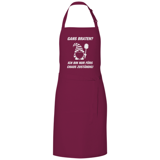 Grillschürze Gans braten - Ich bin nur fürs Chaos zuständig