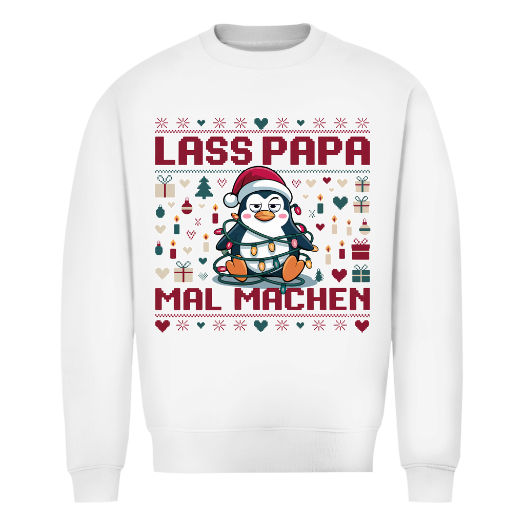 Herren Sweatshirt - Lass Pappa mal machen