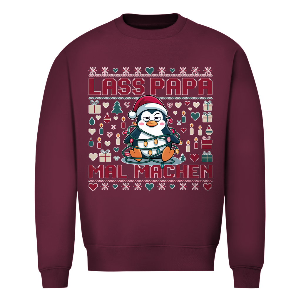 Herren Sweatshirt - Lass Pappa mal machen