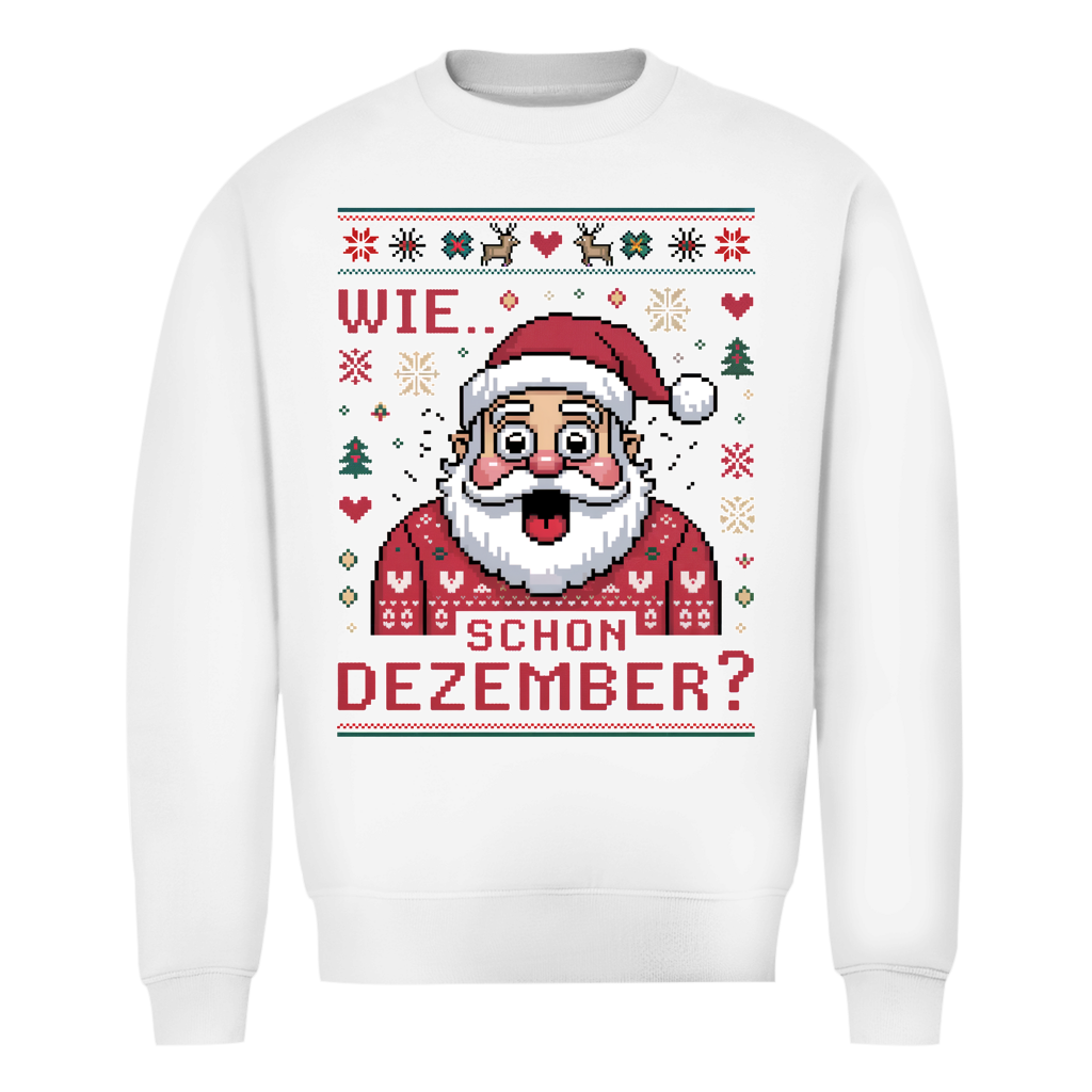 Unisex Sweatshirt Knit-Style - Wie schon Dezember