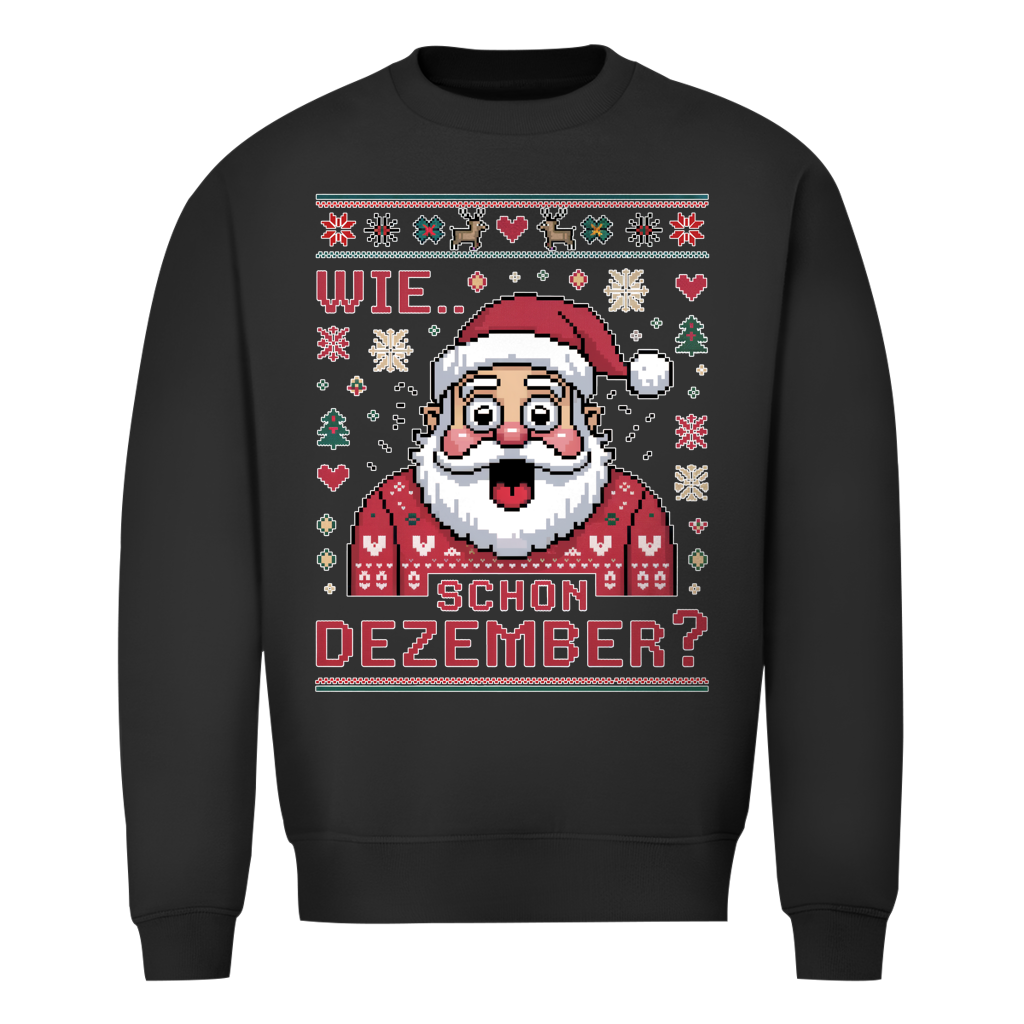 Unisex Sweatshirt Knit-Style - Wie schon Dezember