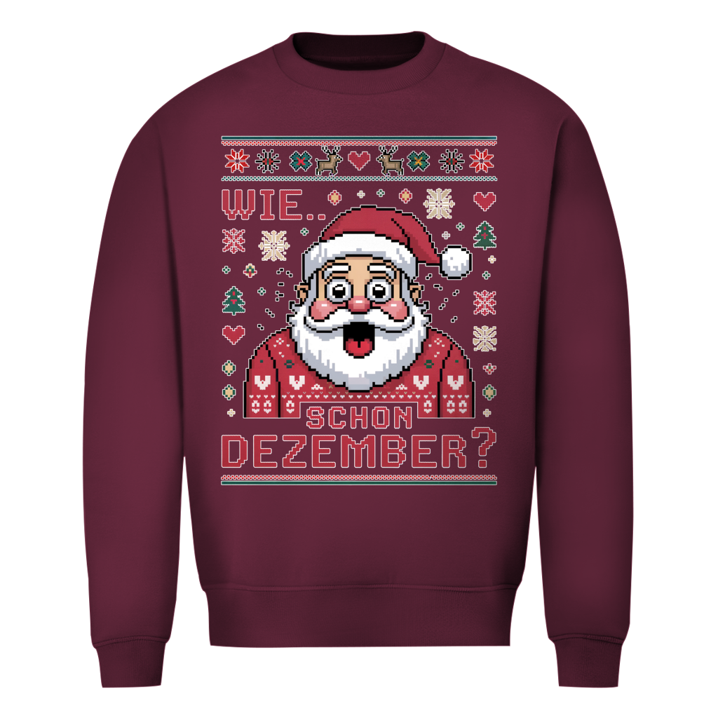 Unisex Sweatshirt Knit-Style - Wie schon Dezember