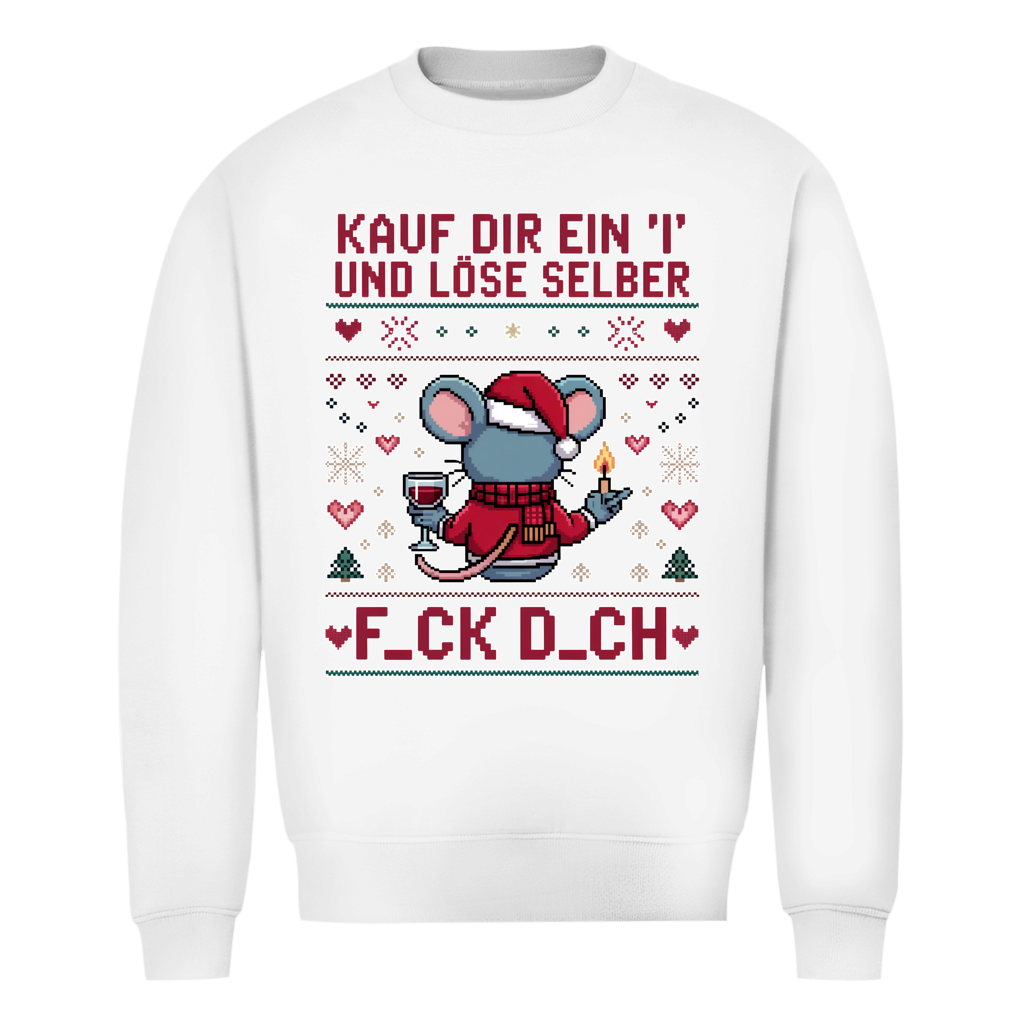 Herren Sweatshirt Knit-Style - Kauf Dir ein "I" und löse selbst