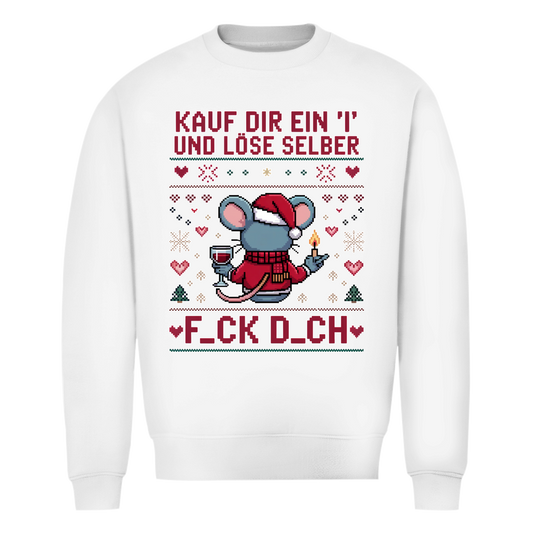 Herren Sweatshirt Knit-Style - Kauf Dir ein "I" und löse selbst