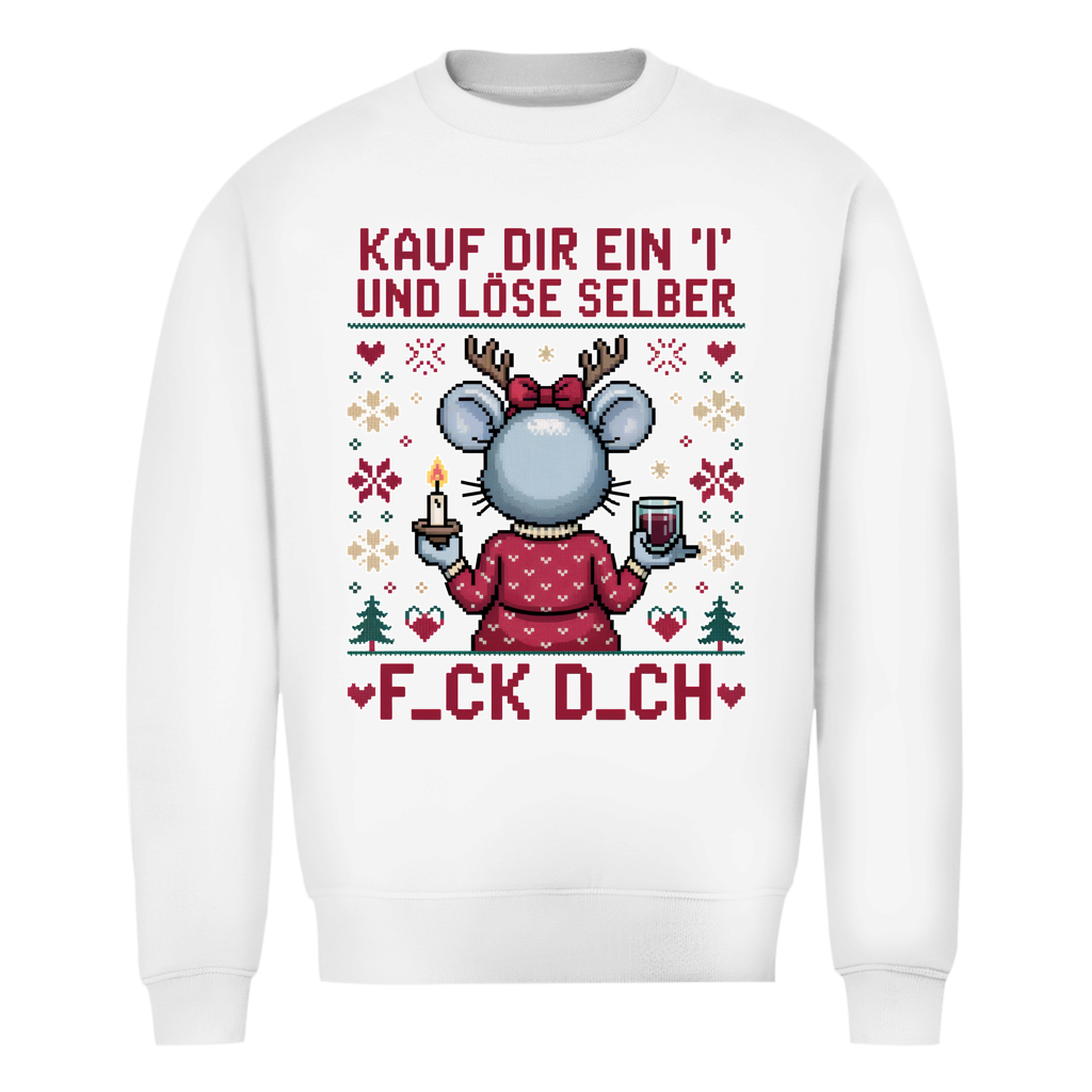 Damen Sweatshirt Knit-Style - Kauf Dir ein "I" und löse selbst