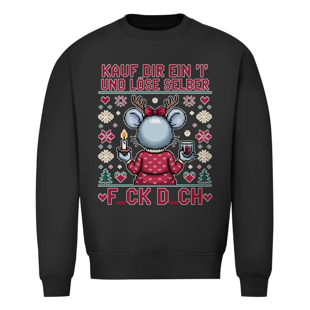 Damen Sweatshirt Knit-Style - Kauf Dir ein "I" und löse selbst