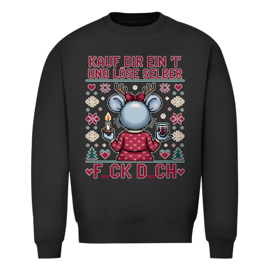 Damen Sweatshirt Knit-Style - Kauf Dir ein "I" und löse selbst