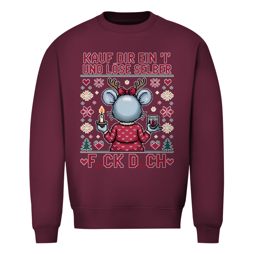 Damen Sweatshirt Knit-Style - Kauf Dir ein "I" und löse selbst