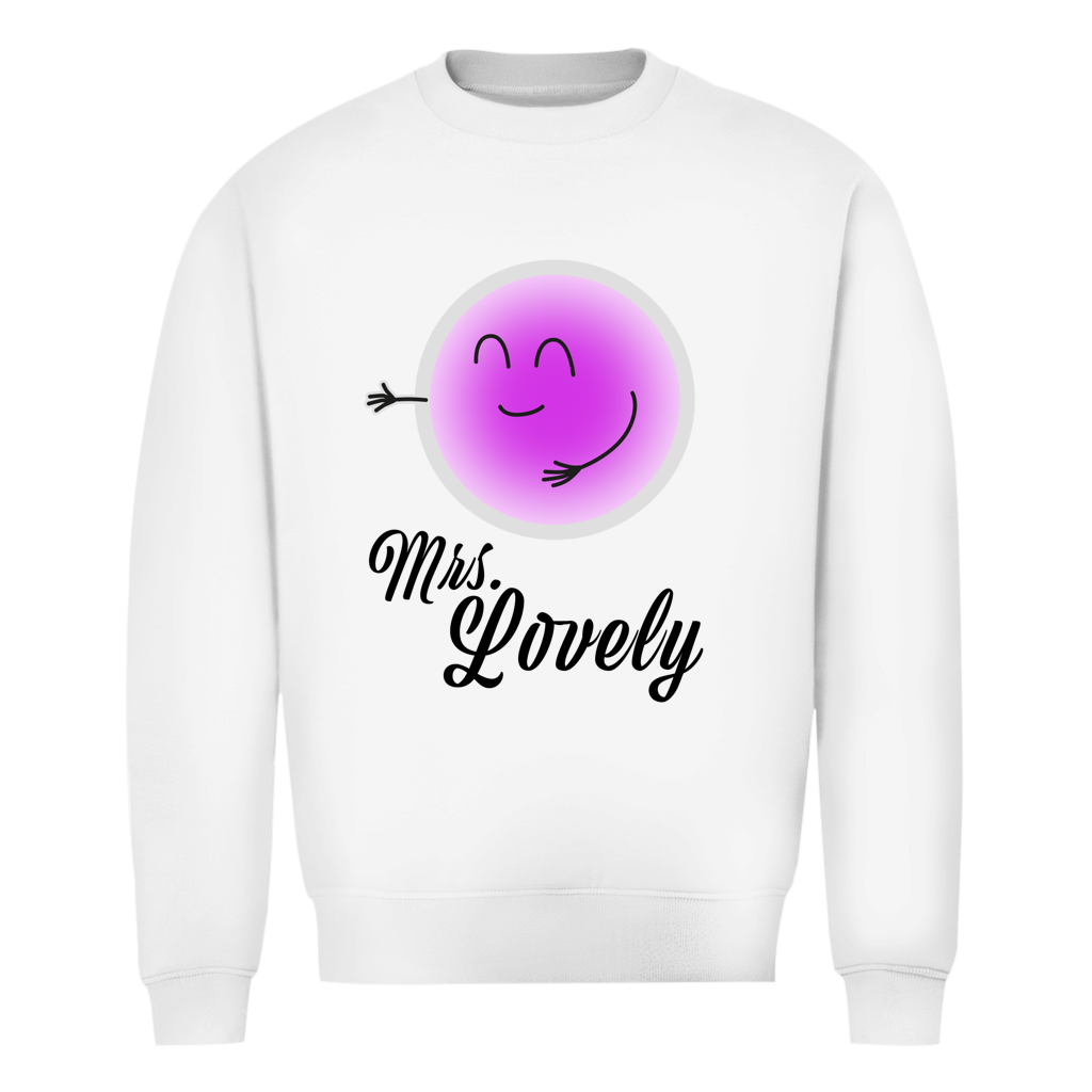 Damen Sweatshirt - Mrs. Lovely (pink)