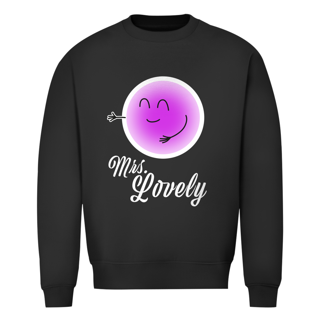 Damen Sweatshirt - Mrs. Lovely (pink)