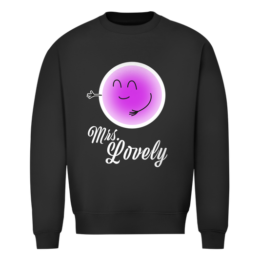 Damen Sweatshirt - Mrs. Lovely (pink)