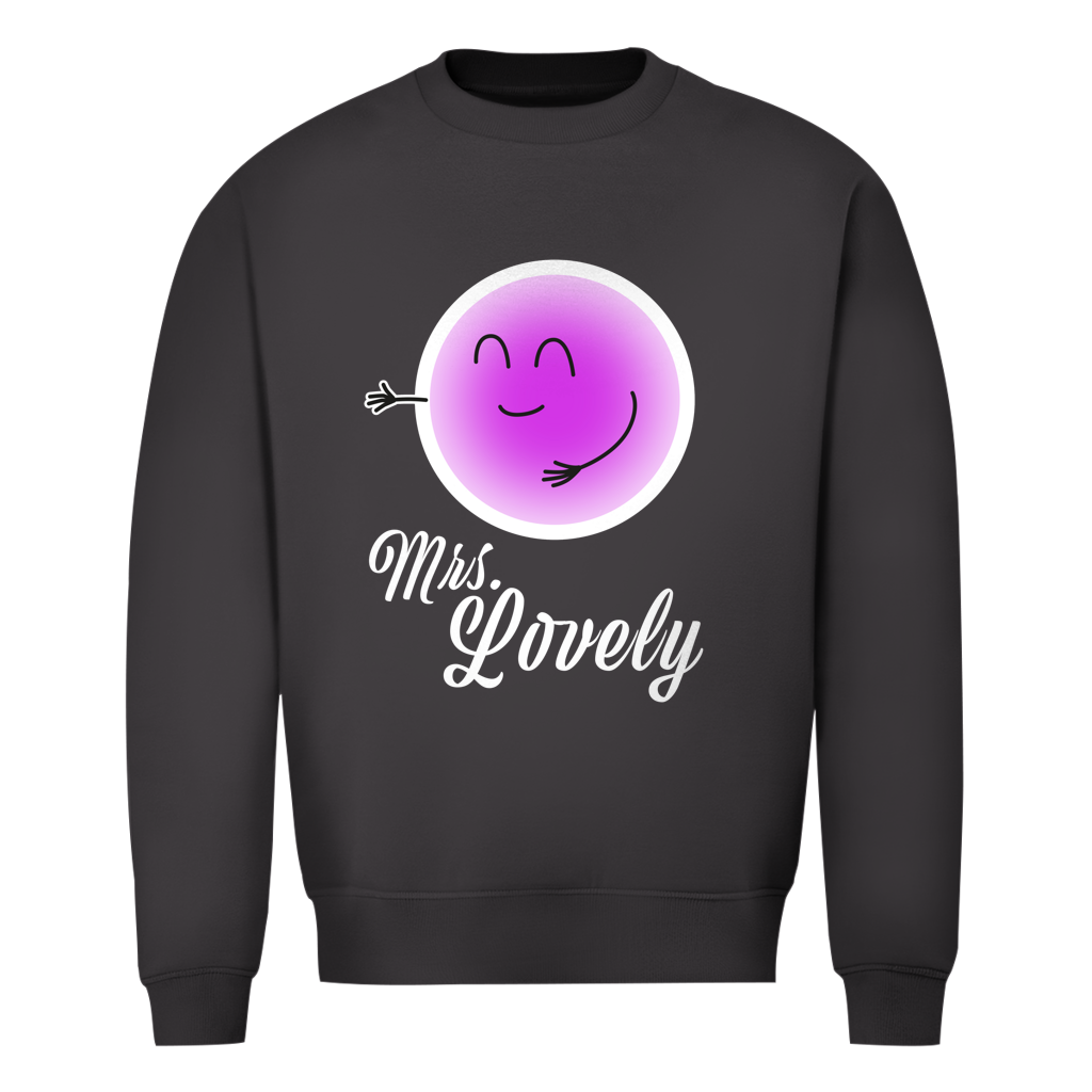 Damen Sweatshirt - Mrs. Lovely (pink)