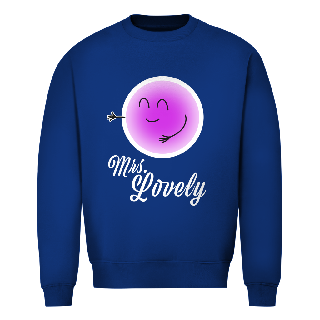 Damen Sweatshirt - Mrs. Lovely (pink)