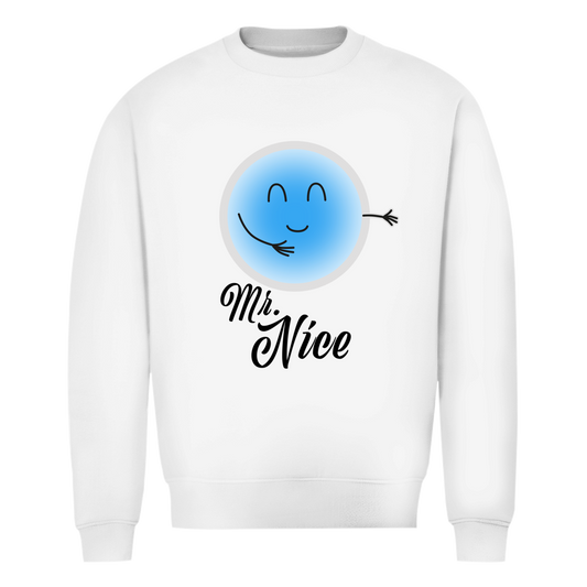 Herren Sweatshirt - Mr. Nice (blau)
