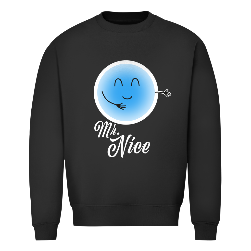 Herren Sweatshirt - Mr. Nice (blau)