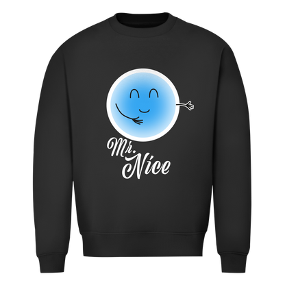 Herren Sweatshirt - Mr. Nice (blau)