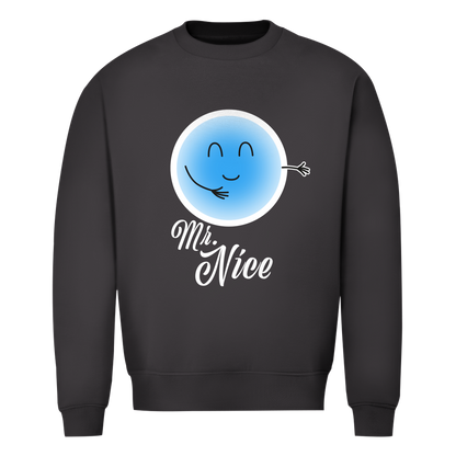 Herren Sweatshirt - Mr. Nice (blau)