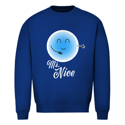 Herren Sweatshirt - Mr. Nice (blau)