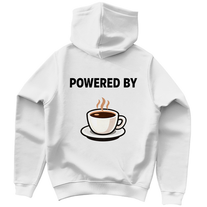 Heren Hoodie - Powered by Coffee