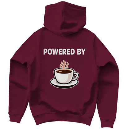 Heren Hoodie - Powered by Coffee
