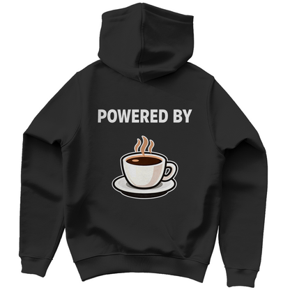 Heren Hoodie - Powered by Coffee