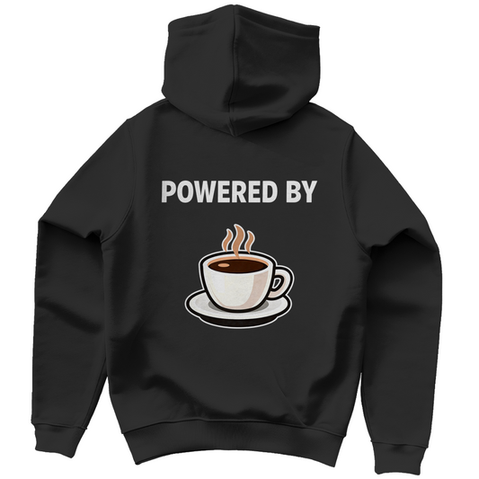 Heren Hoodie - Powered by Coffee
