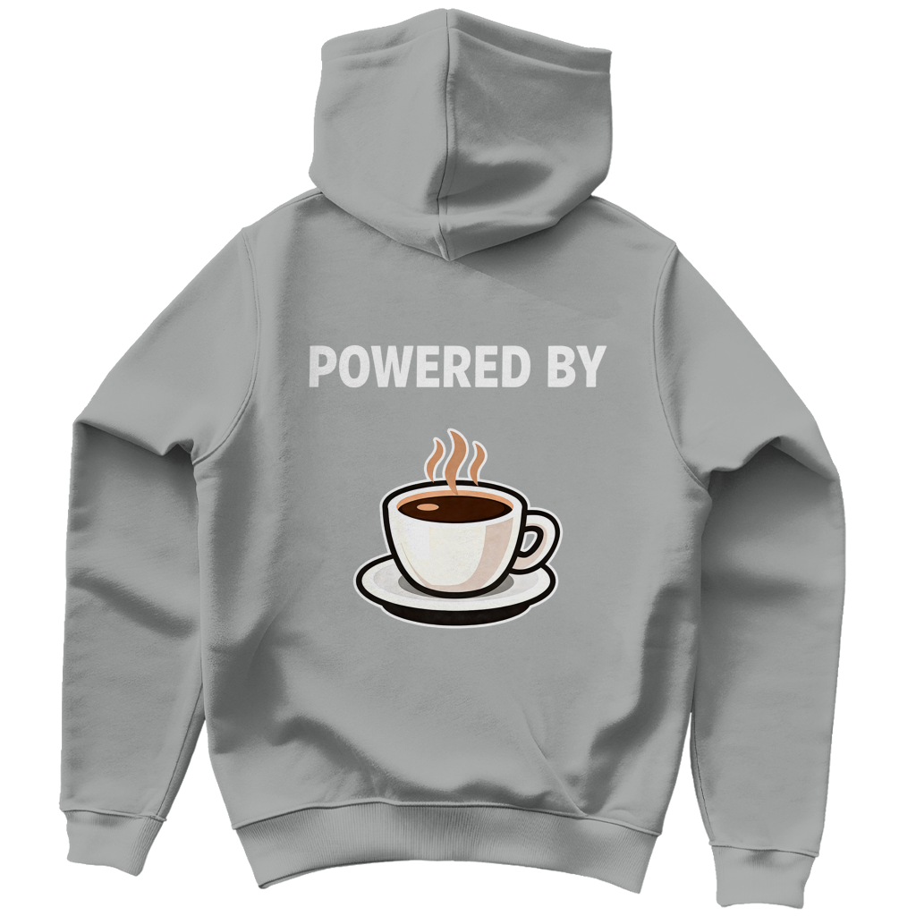 Heren Hoodie - Powered by Coffee