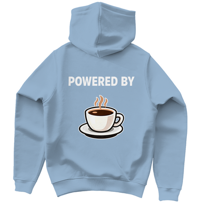 Heren Hoodie - Powered by Coffee