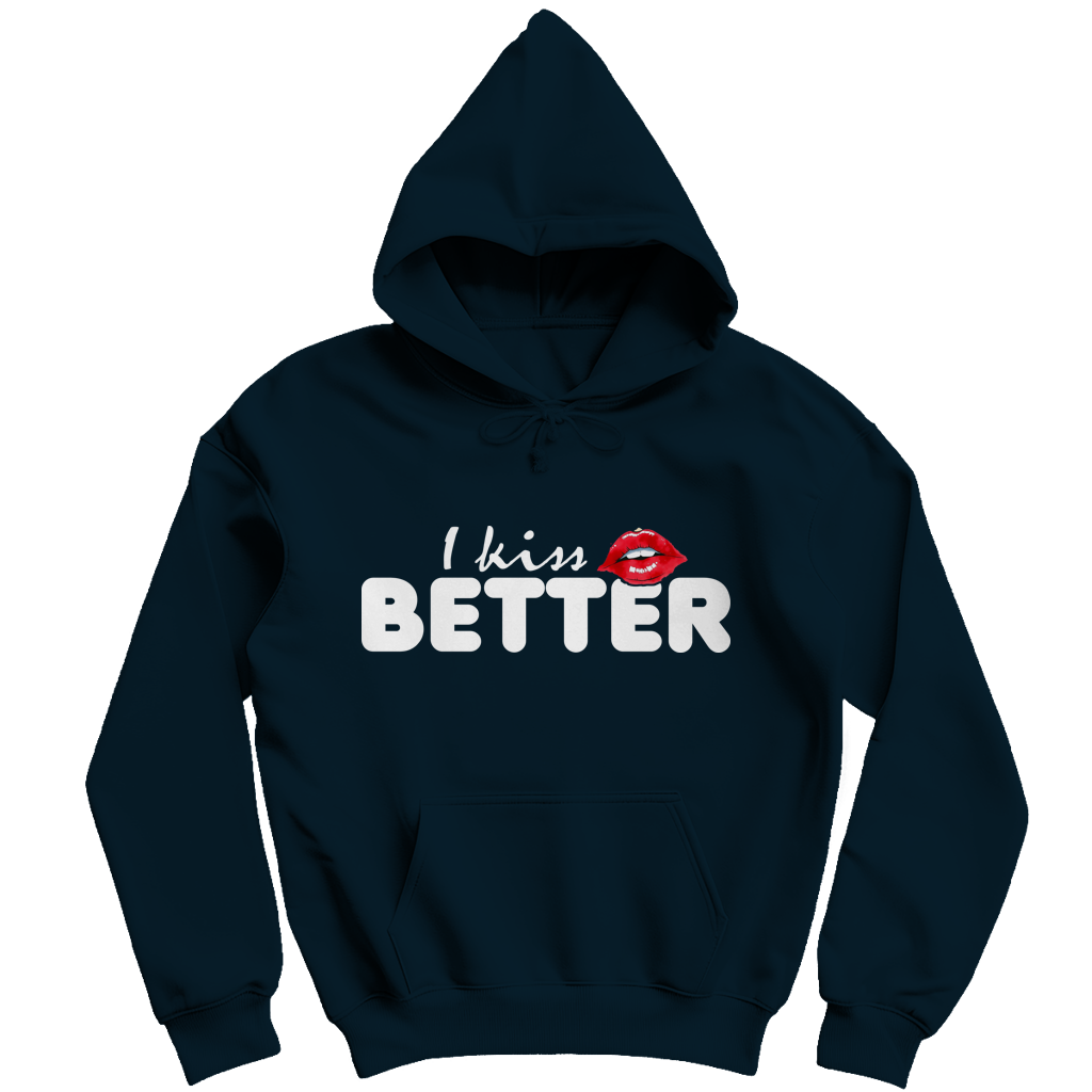 Damen Hoodie - I KISS BETTER
