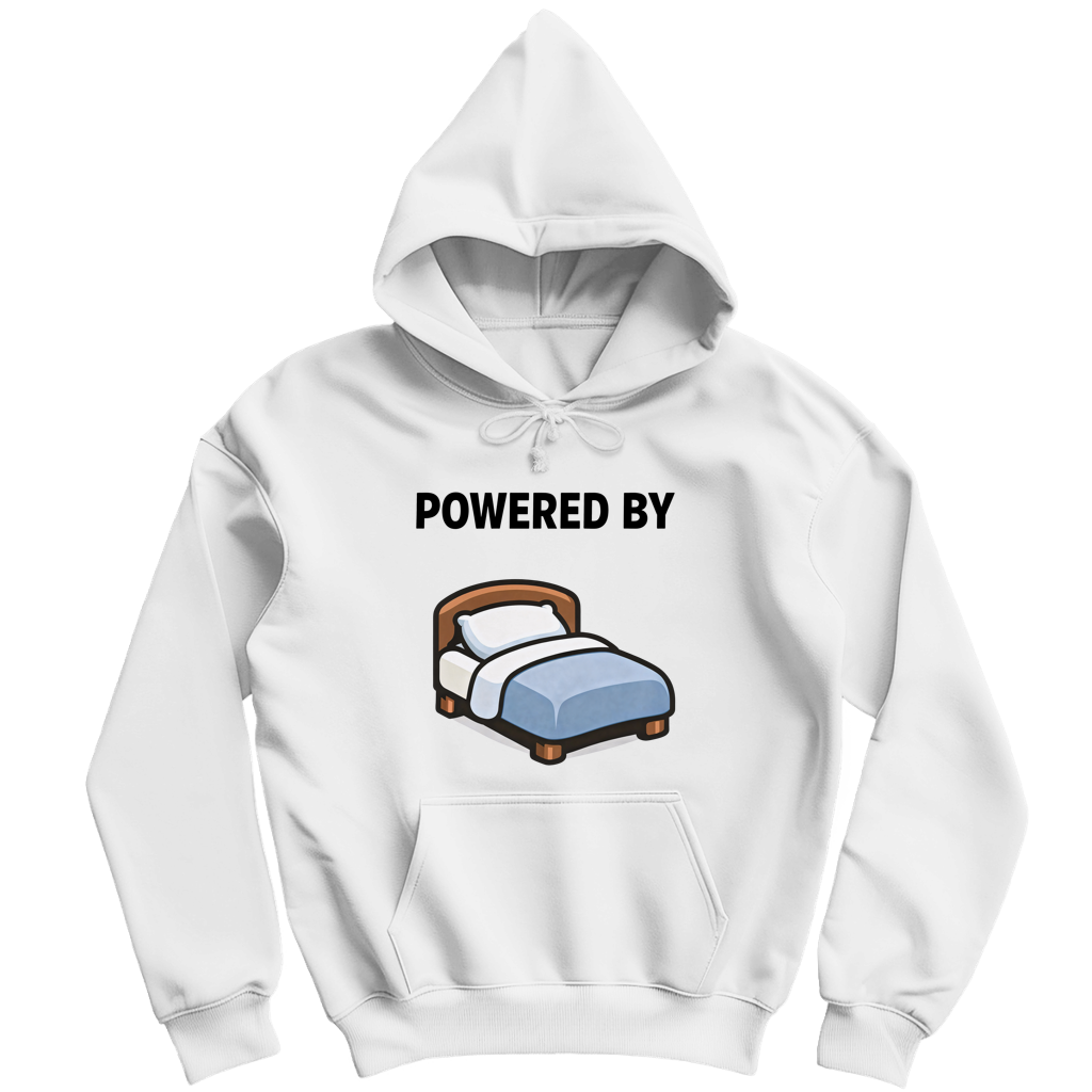 Damen Hoodie - Powered by Sleep (Frontprint)
