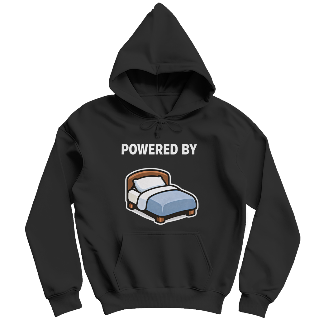 Damen Hoodie - Powered by Sleep (Frontprint)