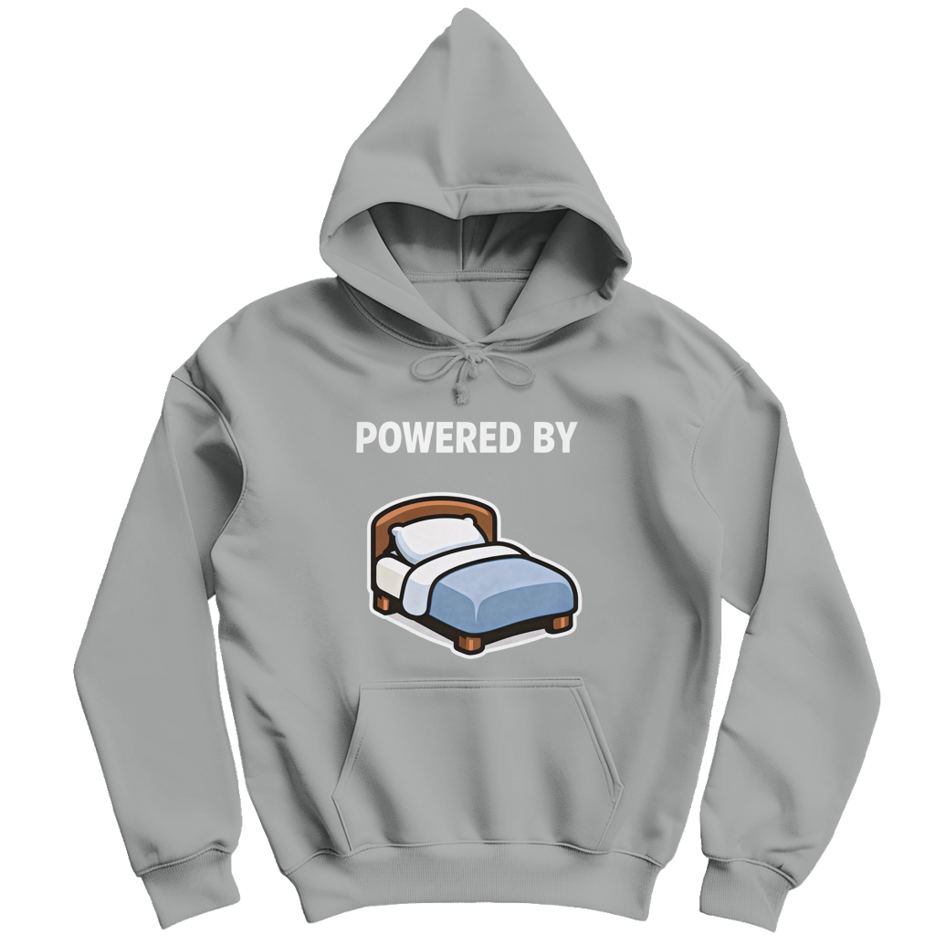 Damen Hoodie - Powered by Sleep (Frontprint)