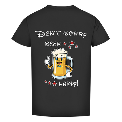 Herren Premium T-Shirt - "Don't worry - beer happy"
