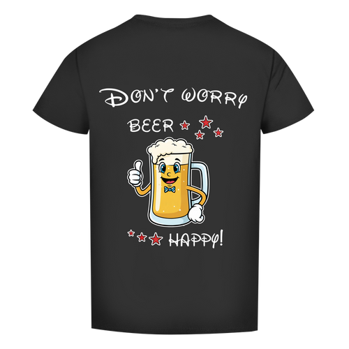 Herren Premium T-Shirt - "Don't worry - beer happy"