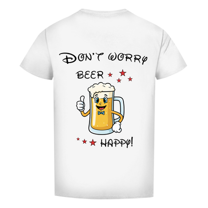 Herren Premium T-Shirt - "Don't worry - beer happy"