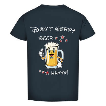 Herren Premium T-Shirt - "Don't worry - beer happy"