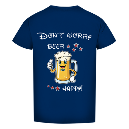 Herren Premium T-Shirt - "Don't worry - beer happy"