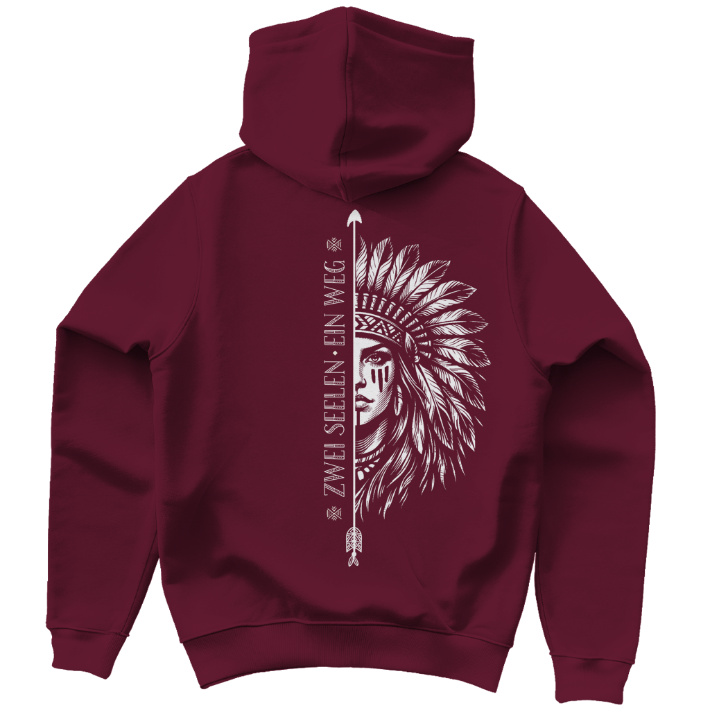 Damen Hoodie "Zwei Seelen - ein Weg"
