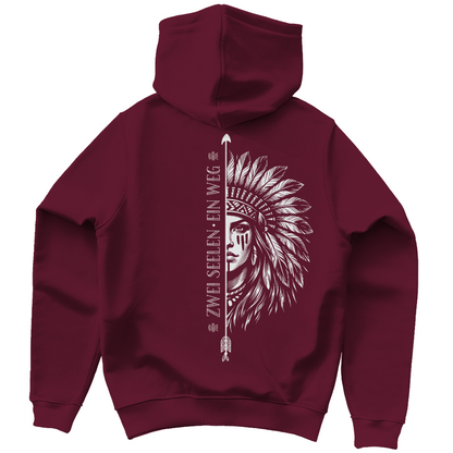 Damen Hoodie "Zwei Seelen - ein Weg"