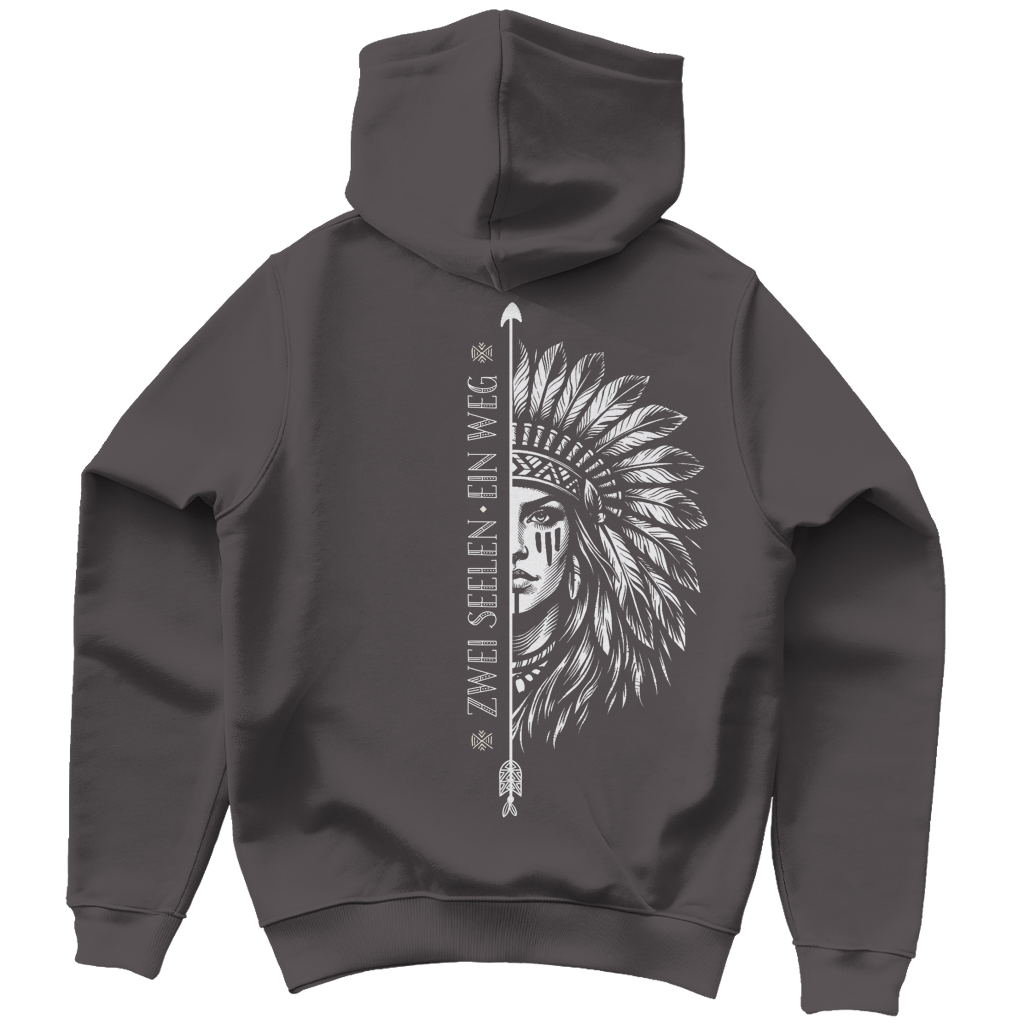 Damen Hoodie "Zwei Seelen - ein Weg"