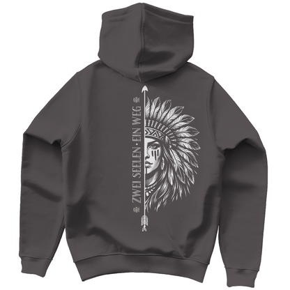 Damen Hoodie "Zwei Seelen - ein Weg"