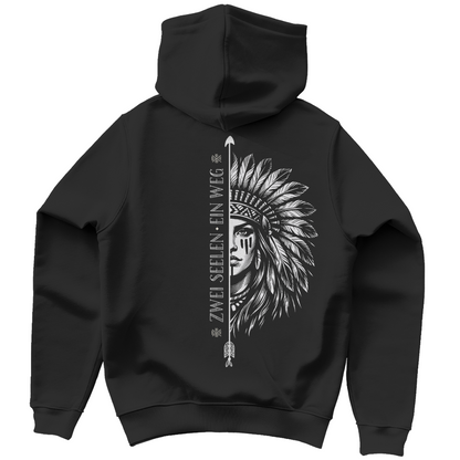 Damen Hoodie "Zwei Seelen - ein Weg"