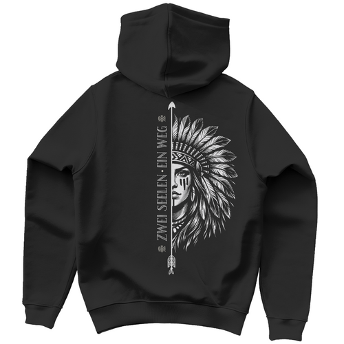 Damen Hoodie "Zwei Seelen - ein Weg"