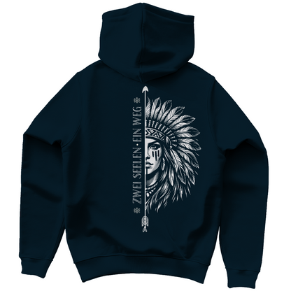 Damen Hoodie "Zwei Seelen - ein Weg"