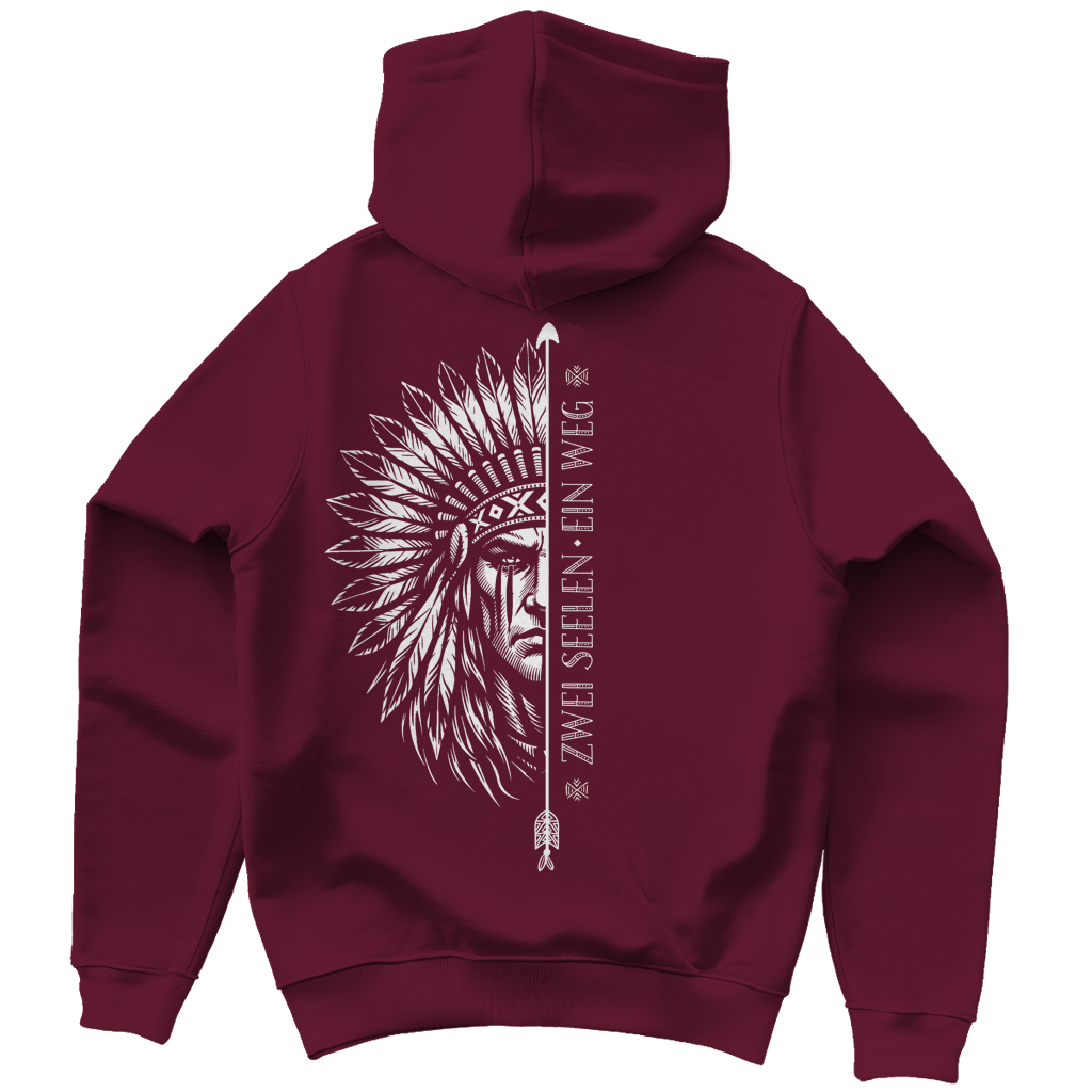 Herren Hoodie "Zwei Seelen - ein Weg"