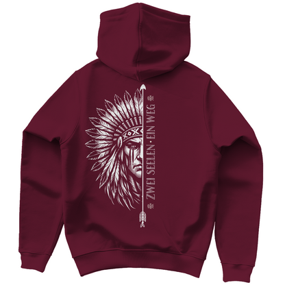 Herren Hoodie "Zwei Seelen - ein Weg"